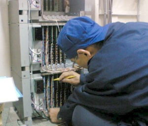 ビジネス電話作業写真